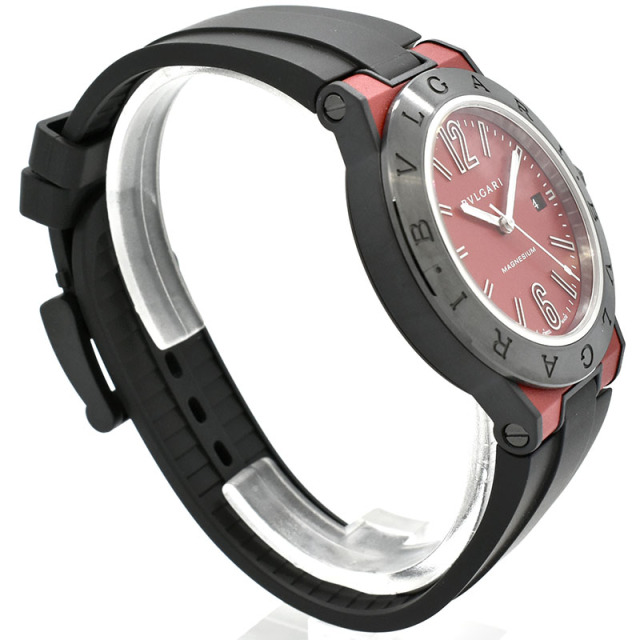 ブルガリ BVLGARI ディアゴノ マグネシウム 41 DG41C9SMCVD/SP レッド