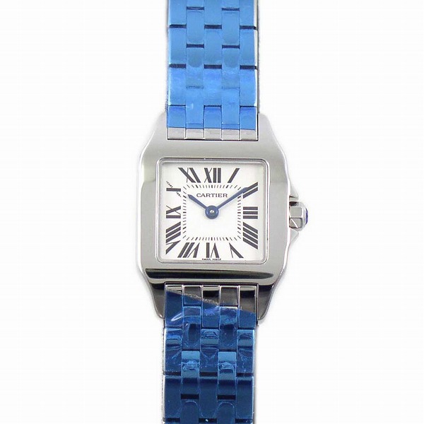 カルティエ　CARTIER　サントスドゥモアゼル　SS/SM　W25064Z5　レディース　ホワイト　クォーツ　新品