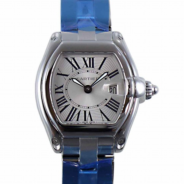 カルティエ　CARTIER　ミニロードスター　レディース　W62016V3　シルバー文字盤　クォーツ　新品
