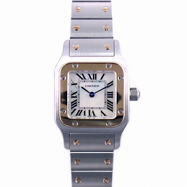 カルティエ CARTIER サントスガルベ W20103C4 ピンクシェル ピンク  