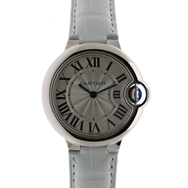 カルティエ　CARTIER　バロンブルー　レディース　W6920086　クォーツ　33mm　革ベルト　新品