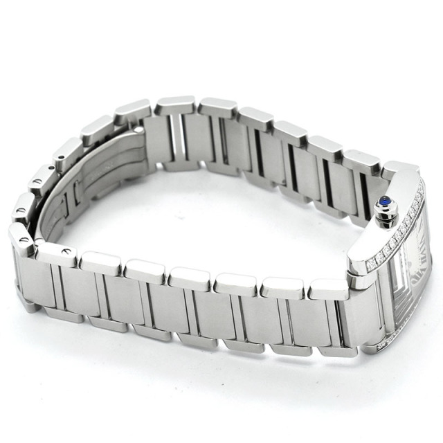 カルティエ CARTIER タンクフランセーズ SM W4TA0008 25×20mm ケースサイドダイヤ 新品