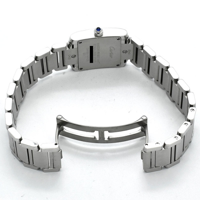 カルティエ CARTIER タンクフランセーズ SM W4TA0008 25×20mm ケースサイドダイヤ 新品