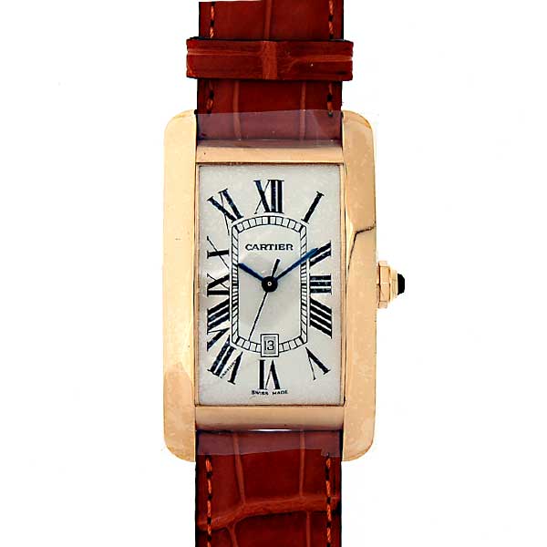 カルティエ CARTIER W2609156 タンクアメリカン LM K18PG 自動巻き  