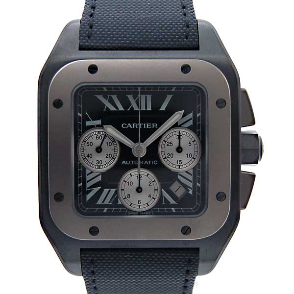カルティエ　CARTIER　サントス100クロノグラフ　LM　W2020005　チタン　メンズ　自動巻　新品