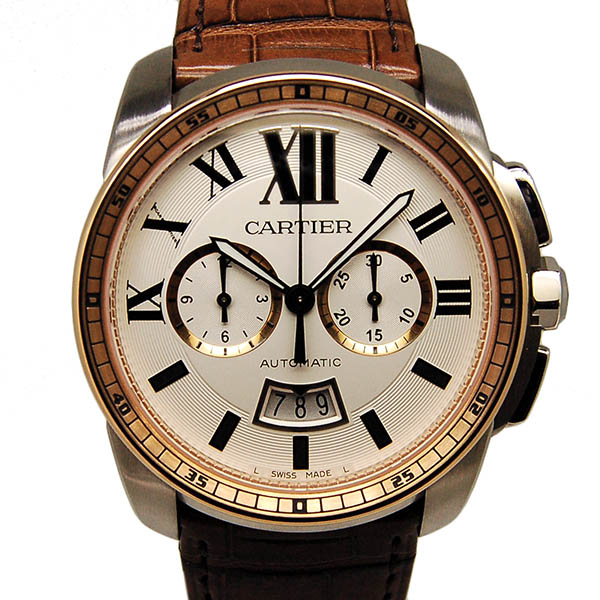 カルティエ　CARTIER　カリブル　ドゥ　カルティエ　クロノグラフ　W7100043　新品