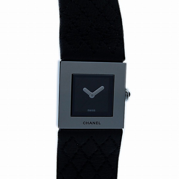 シャネル CHANEL マトラッセ 革ベルト レザー ブラック レディース 時計 楽天市場】【ウォッチ】CHANEL シャネル マトラッセ SS 革ベルト
