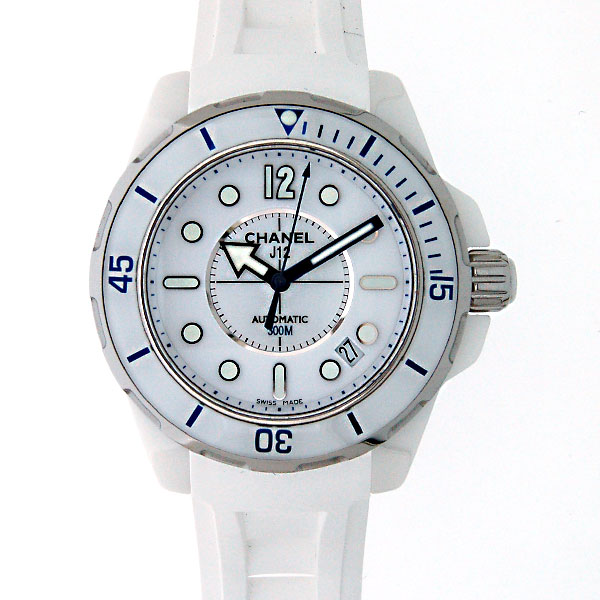 シャネル CHANEL J12 マリーン H2560 38mm ホワイトセラミック ラバー  