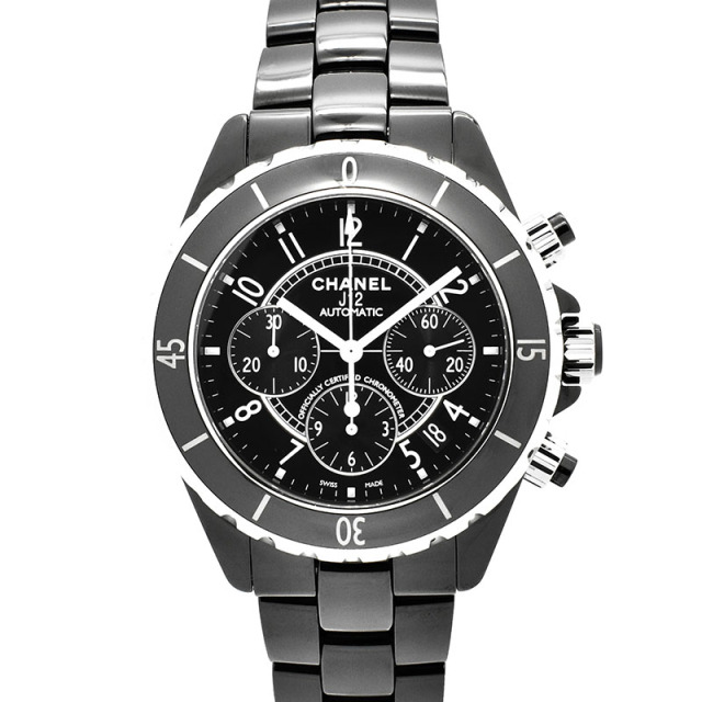 シャネル CHANEL J12 クロノグラフ H0940 41mm 黒セラミック メンズ 新品 