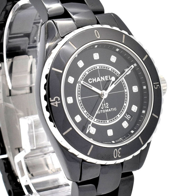 CHANEL シャネル J12 メンズキャリバー12.1 12Pダイヤ H5702 腕時計