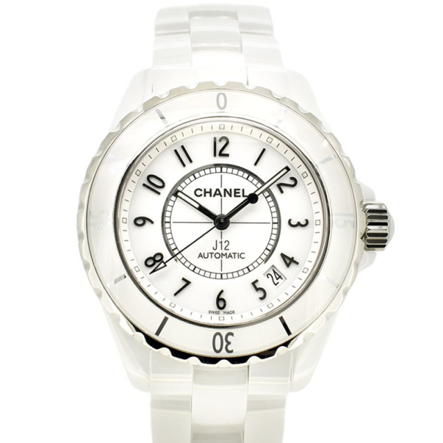 シャネル　CHANEL　J12　H0970　ホワイトセラミック　自動巻　38mm　新品
