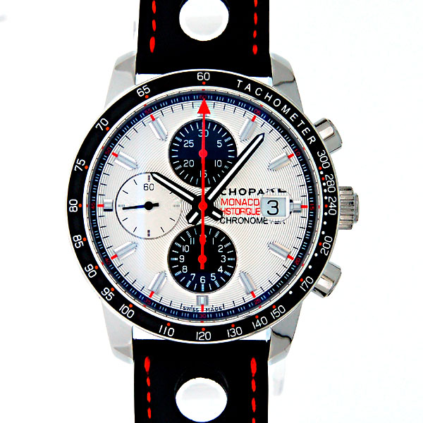 ショパール　CHOPARD　グランプリ　モナコヒストリック　クロノグラフ　16/8992-3031　シルバー/オレンジ　新品
