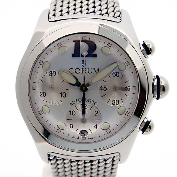 コルム　CORUM　バブル　クロノグラフ　285.150.20　SS　メンズ　45mm　ホワイト　新品