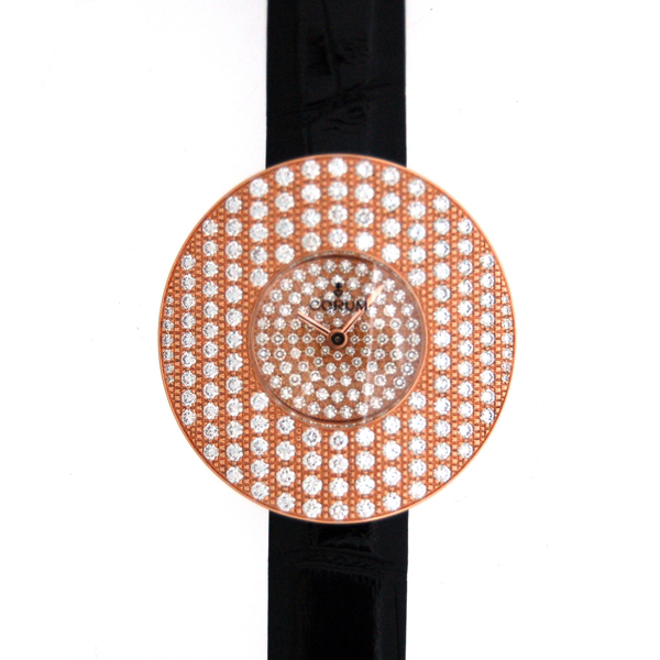 コルム　CORUM　ヴィンテージ　シャポーシノワ　237.101.85/0081 GD34　K18RG　レディース　全面ダイヤ　30本限定　新品
