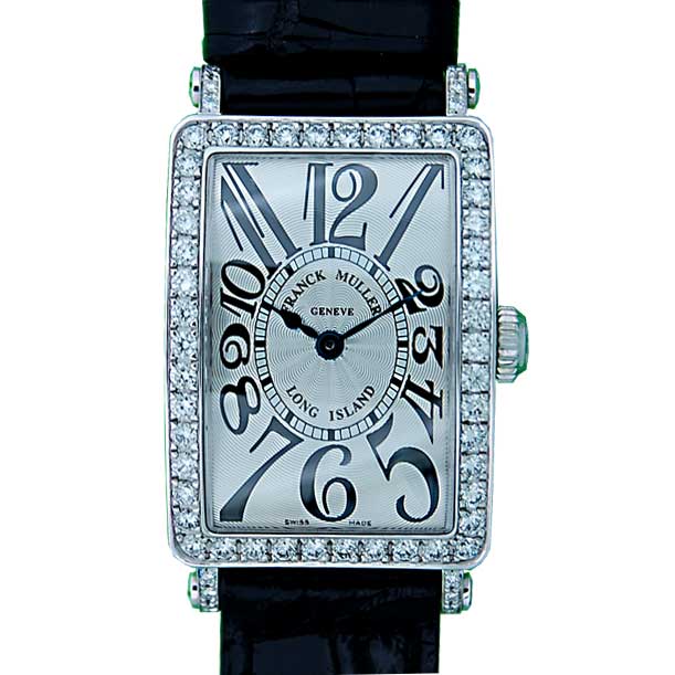 フランクミュラー　FRANCK MULLER　ロングアイランド　902QZD　ダイヤ巻き　K18WG　ホワイトゴールド　クォーツ　新品