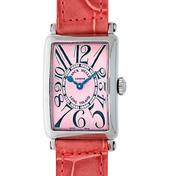 フランクミュラー　FRANCK MULLER　ロングアイランド　902QZ　SS　ピンク　レディース　クォーツ　新品