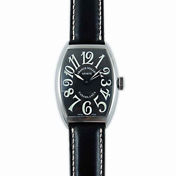 フランクミュラー　FRANCK MULLER　カサブランカ　5850CASA　メンズ　ブラック　自動巻　革ベルト　新品
