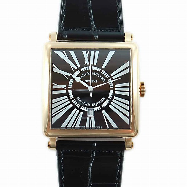 フランクミュラー　FRANCK MULLER　マスタースクエア　6000KSC　自動巻き　メンズ　K18イエローゴールド