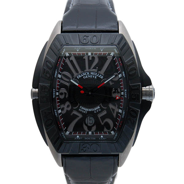 フランクミュラー　FRANCK MULLER　コンキスタドール　グランプリ　8900SC DT GPG  ブラック　メンズ　自動巻　新品