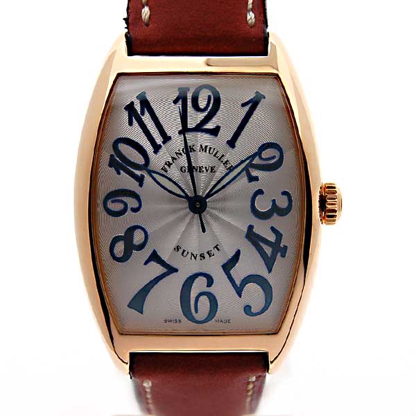 フランクミュラー　FRANCK MULLER　サンセット　2852SC　18KYG　イエローゴールド　メンズ　シルバー　新品