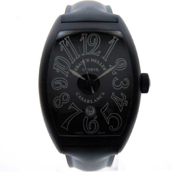 フランクミュラー　FRANCK MULLER　カサブランカデイト　オールブラック　8880CDT NR　PVD　メンズ　新品