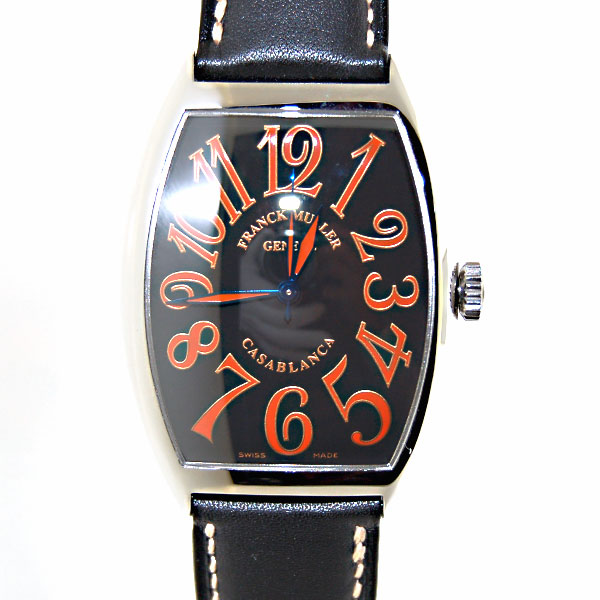 フランクミュラー　FRANCK MULLER　カサブランカサハラ　6850CASA　自動巻　メンズ　革ベルト　ブラック　新品