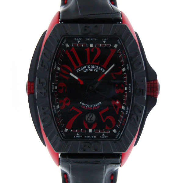 フランクミュラー　FRANCK MULLER　コンキスタドールグランプリ　8900SC GP ERG　エルガ　ブラック　メンズ　自動巻　新品