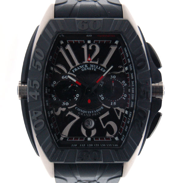フランクミュラー　FRANCK MULLER　コンキスタドール　グランプリ　クロノグラフ　9900CCGP　チタン　ブラック　メンズ　自動巻　新品
