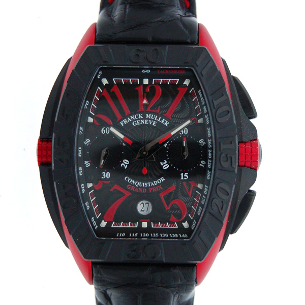 フランクミュラー　FRANCK MULLER　コンキスタドール　グランプリ　クロノグラフ　8900CCGP　ERG　メンズ　自動巻　新品