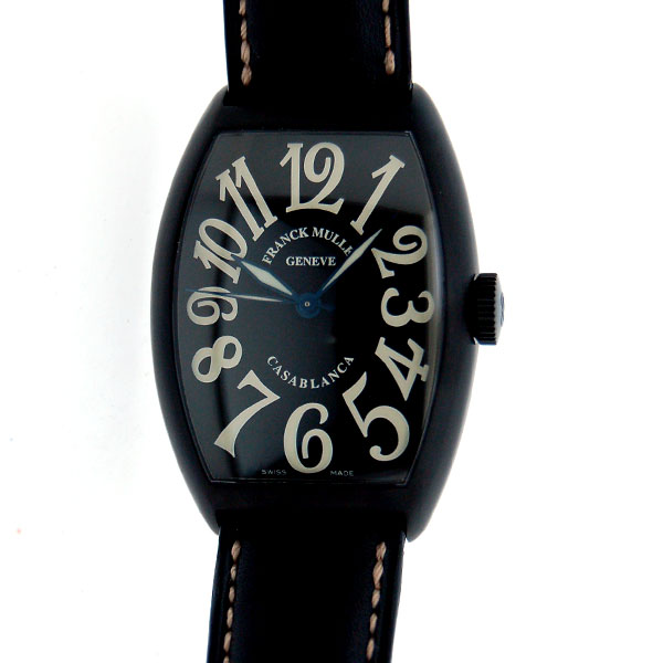 フランクミュラー　FRANCK MULLER　カサブランカ　5850CASA NR　自動巻　黒　100本限定　PVD　新品