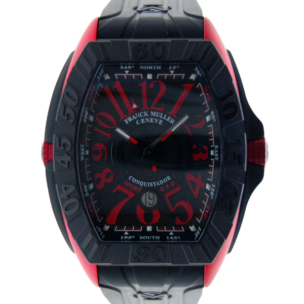 フランクミュラー　FRANCK MULLER　コンキスタドール　グランプリ　9900SC GP　エルガ　ブラック　メンズ　自動巻　新品