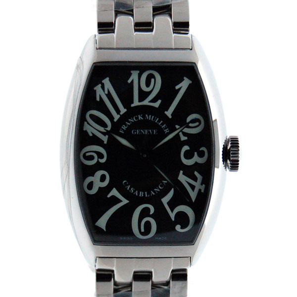 フランクミュラー　FRANCK MULLER　カサブランカ　5850CASA　メンズ　SS　ブラック　新品