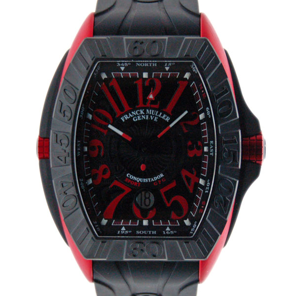 フランクミュラー　FRANCK MULLER　コンキスタドール　グランプリ　エルガ　8900SC　DT　GPG　ブラック　メンズ　自動巻　新品