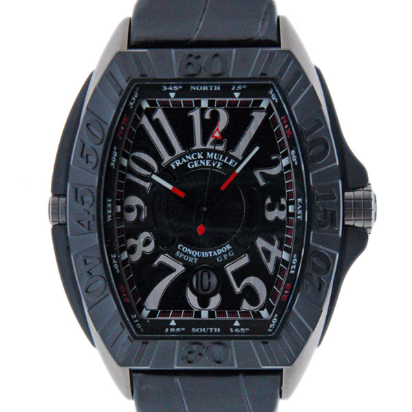 フランクミュラー　FRANCK MULLER　コンキスタドール　グランプリ　8900SCDTGPG  ブラック　メンズ　自動巻　新品