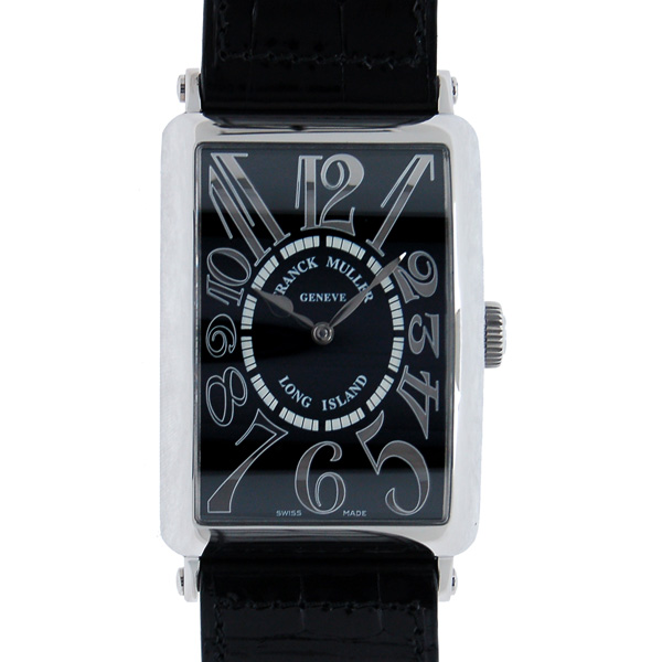 フランクミュラー　FRANCK MULLER　ロングアイランド　レリーフ　1200SC RELIEF　メンズ　SS　ブラック　新品