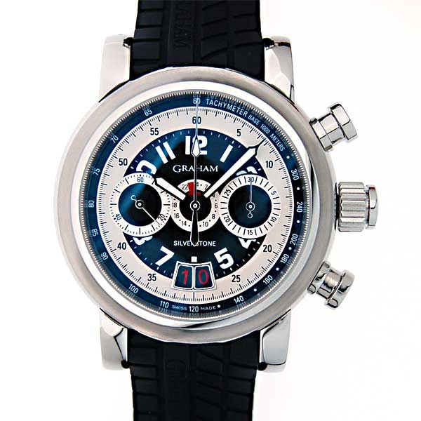 グラハム　GRAHAM　グランド　シルバーストーン　GMT　2GSIAS.B01A.K07B　ブラック文字盤　未使用品