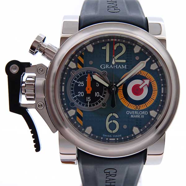 グラハム　GRAHAM　クロノファイター　オーバーロード　マーク3　2OVAS.G01A.K10B　新品