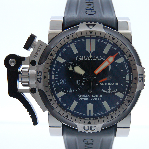 グラハム　GRAHAM　クロノファイター　オーバーサイズ　ダイバー　テックシール　20VDIVAS.B03A.K10B　SS　46mm　新品