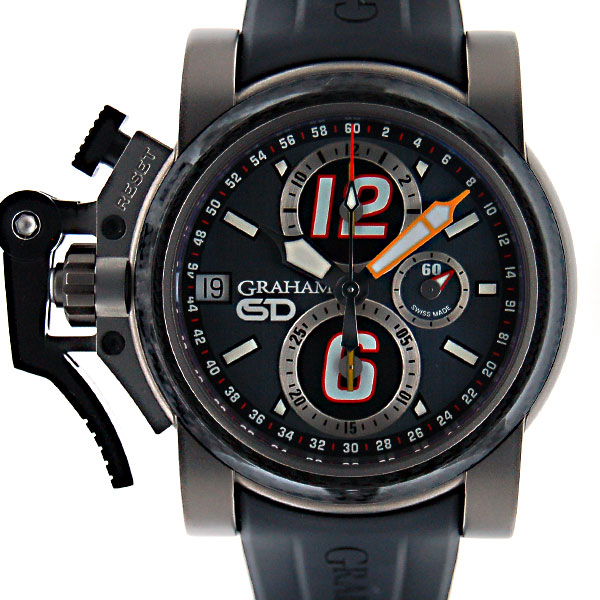 グラハム　GRAHAM　クロノファイター　スコットディクソン　2OVKI.B30A.K10T　47mm　チタン　自動巻　グレー　新品