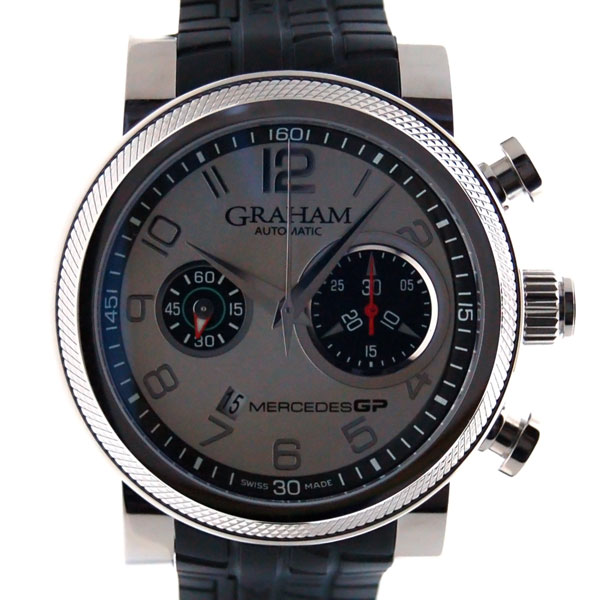グラハム　GRAHAM　メルセデスGP　トラックマスター　2MEAS.S01A　シルバー　47mm　新品