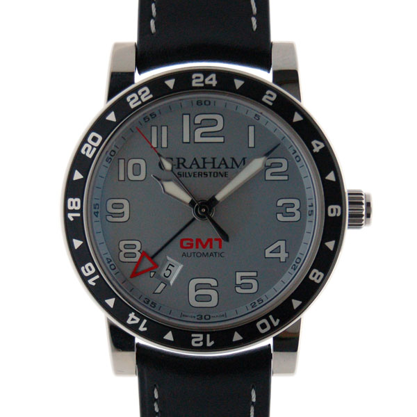 グラハム　GRAHAM　シルバーストーン　タイムゾーン　2TZAS.S01A　SS　42mm　シルバー　新品