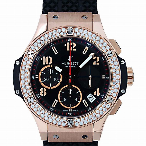 ウブロ　HUBLOT　ビッグバン　ベゼルダイヤ　341.PE.230.RW.114　ラバーベルト　自動巻き　　新品
