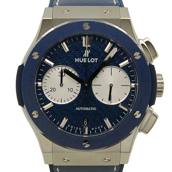 ウブロ　HUBLOT　クラシックフュージョン　クロノグラフ　ボルドール・ミラボ 2017　521.NM.5170.QR.BOM17　世界79本限定　ブルーテキサリウム　45mm　新品