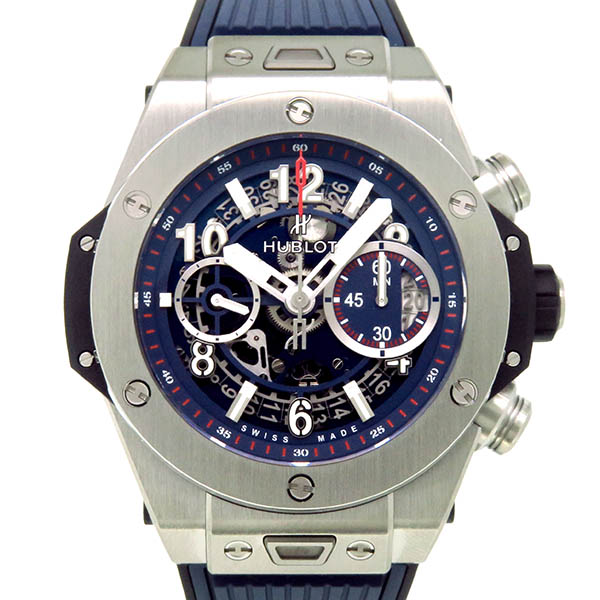 ウブロ　HUBLOT　ビッグバン ウニコ チタニウム ブルー　411.NX.5179.RX　45mm　チタン　新品