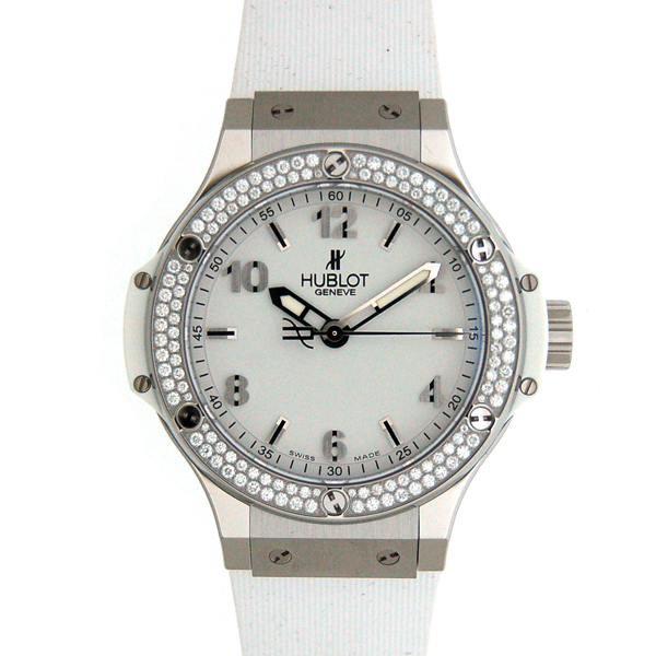 ウブロ　HUBLOT　ビッグバン　ベゼルダイヤ　レディース　361.SE.2010.RW.1104  クォーツ　38mm　新品