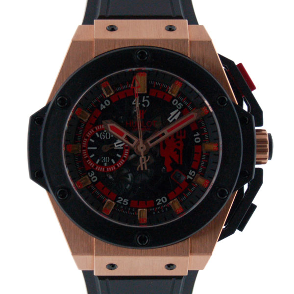 ウブロ　HUBLOT　キングパワー　レッドデビル　マンチェスター　716.OM.1129.RX.MAN11　世界250本限定　48mm　K18KG　新品