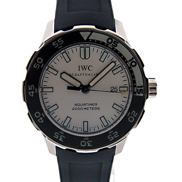 IWC　アクアタイマー　IW356806　ホワイト　SS　ラバー　2000m防水　新品
