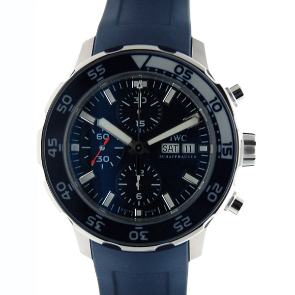 IWC　アクアタイマークロノ 　IW376711　ブルー　SS　ラバー　新品