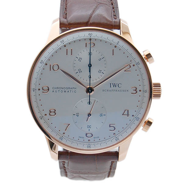 IWC　ポルトギーゼ　クロノグラフ　IW371480　18Kレッドゴールド　シルバー　新品