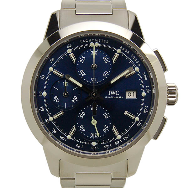 IWC　インジュニア　クロノグラフ　IW380802　ブルー　42mm　訳あり特価品